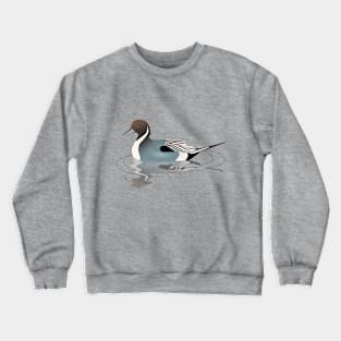 A vector illustration of a northern pintail Crewneck Sweatshirt